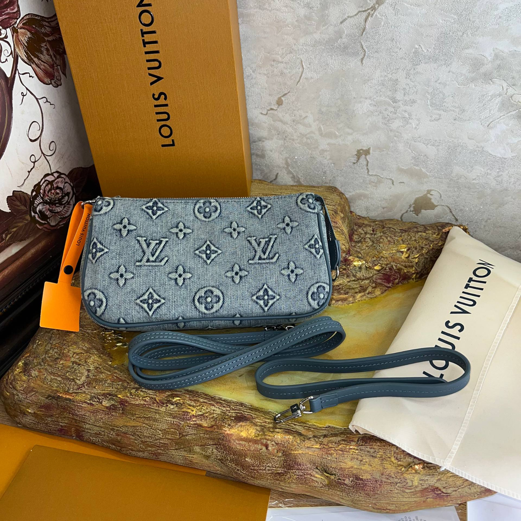 LOUIS VUITTON MONOGRAM DENIM BLEU