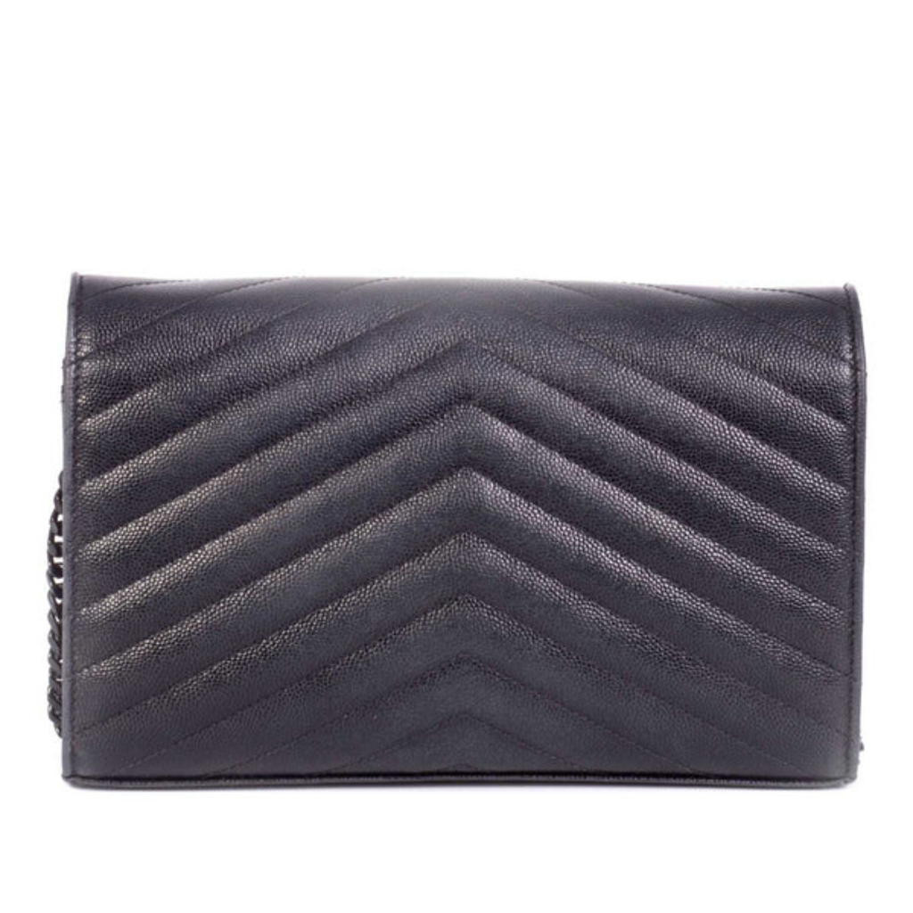 SAINT LAURENT ENVELOPE WALLET ON CHAIN