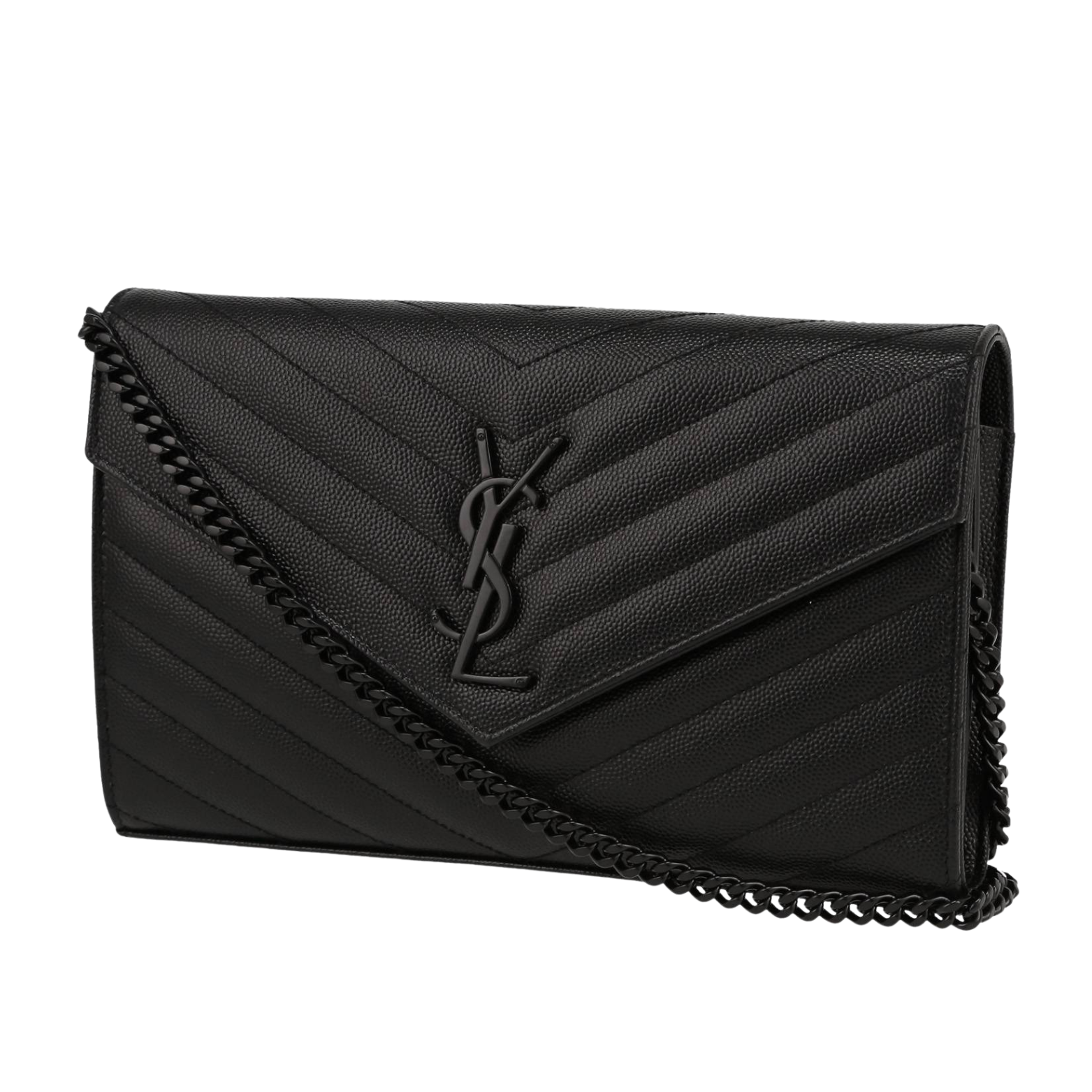 SAINT LAURENT ENVELOPE WALLET ON CHAIN