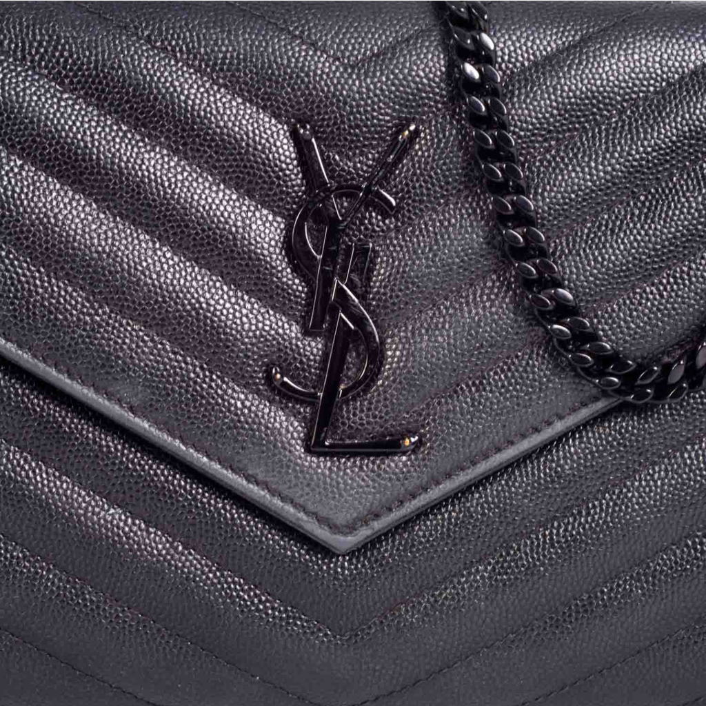 SAINT LAURENT ENVELOPE WALLET ON CHAIN