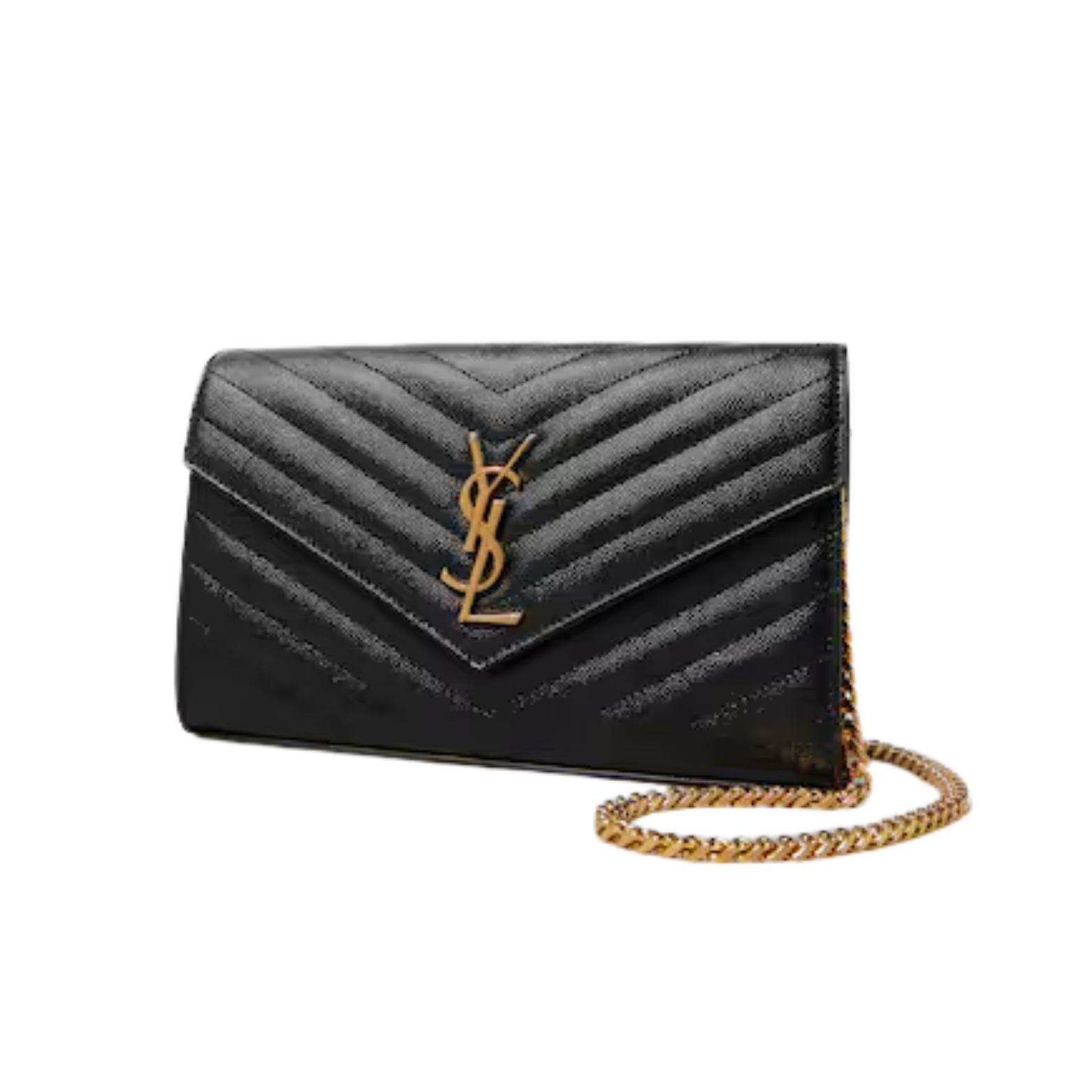 SAINT LAURENT ENVELOPE WALLET ON CHAIN