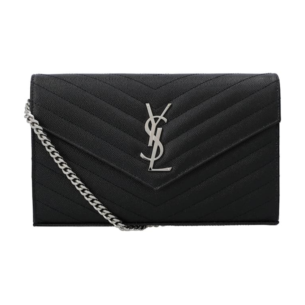 SAINT LAURENT ENVELOPE WALLET ON CHAIN