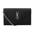 SAINT LAURENT ENVELOPE WALLET ON CHAIN