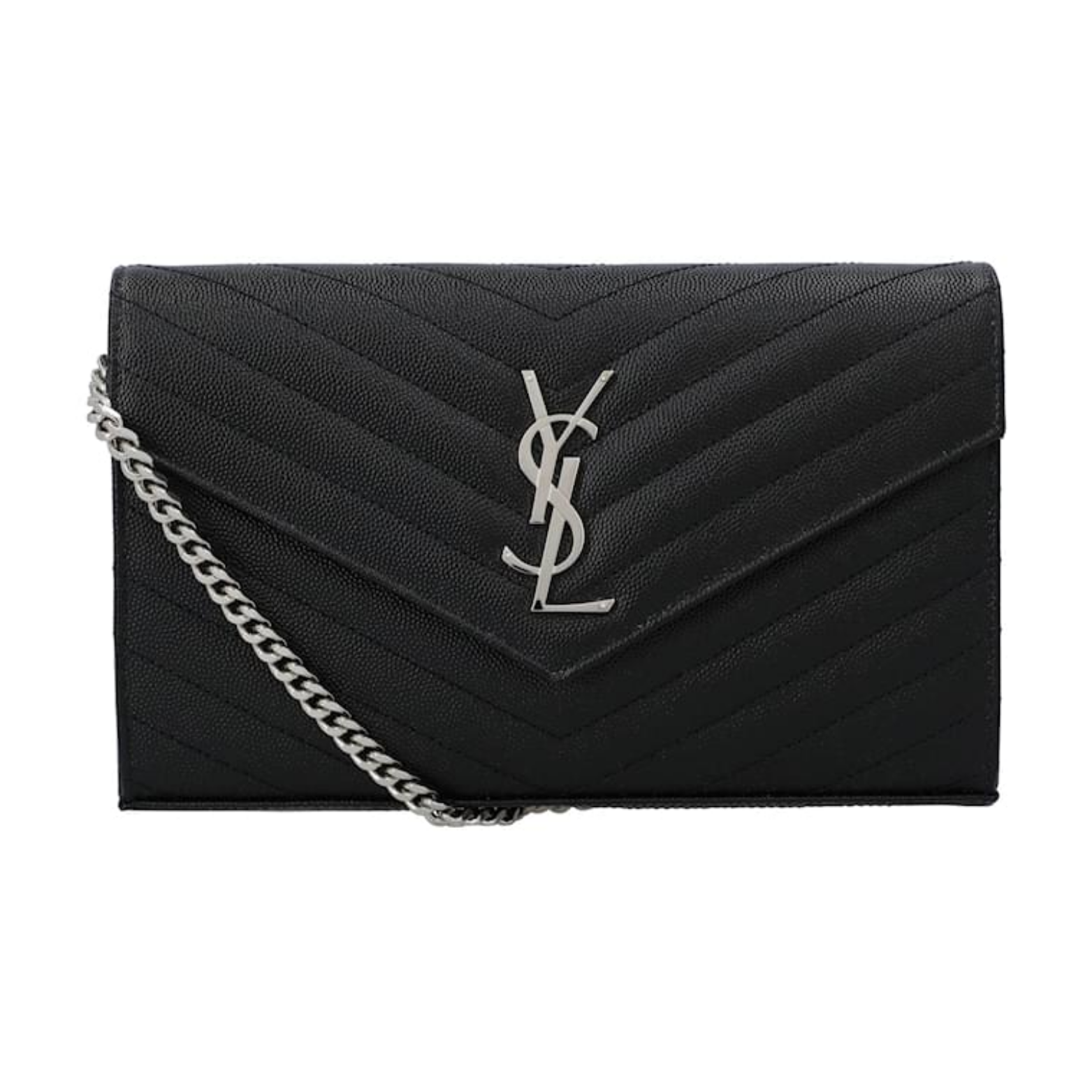 SAINT LAURENT ENVELOPE WALLET ON CHAIN