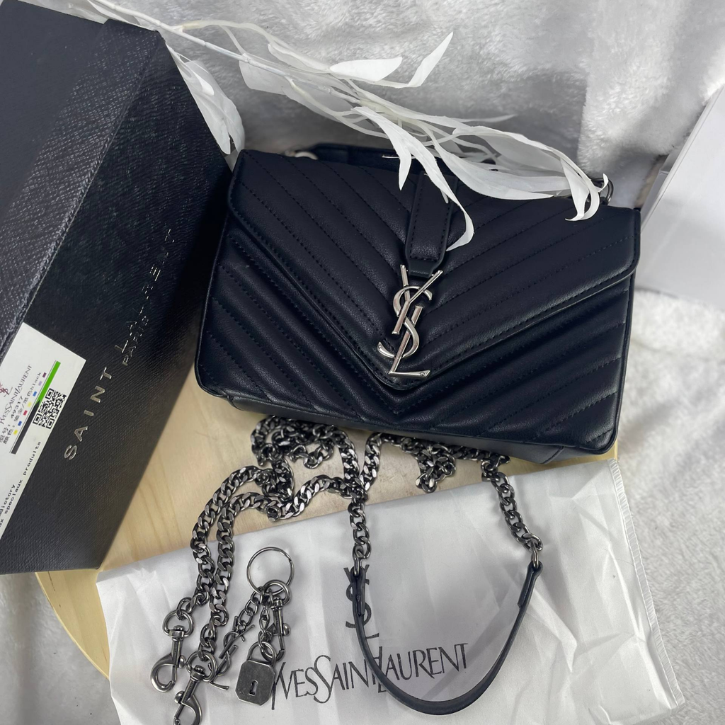 SAINT LAURENT ENVELOPE WALLET ON CHAIN