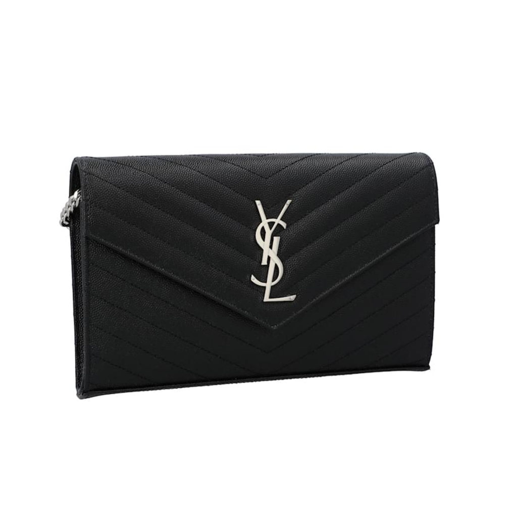 SAINT LAURENT ENVELOPE WALLET ON CHAIN