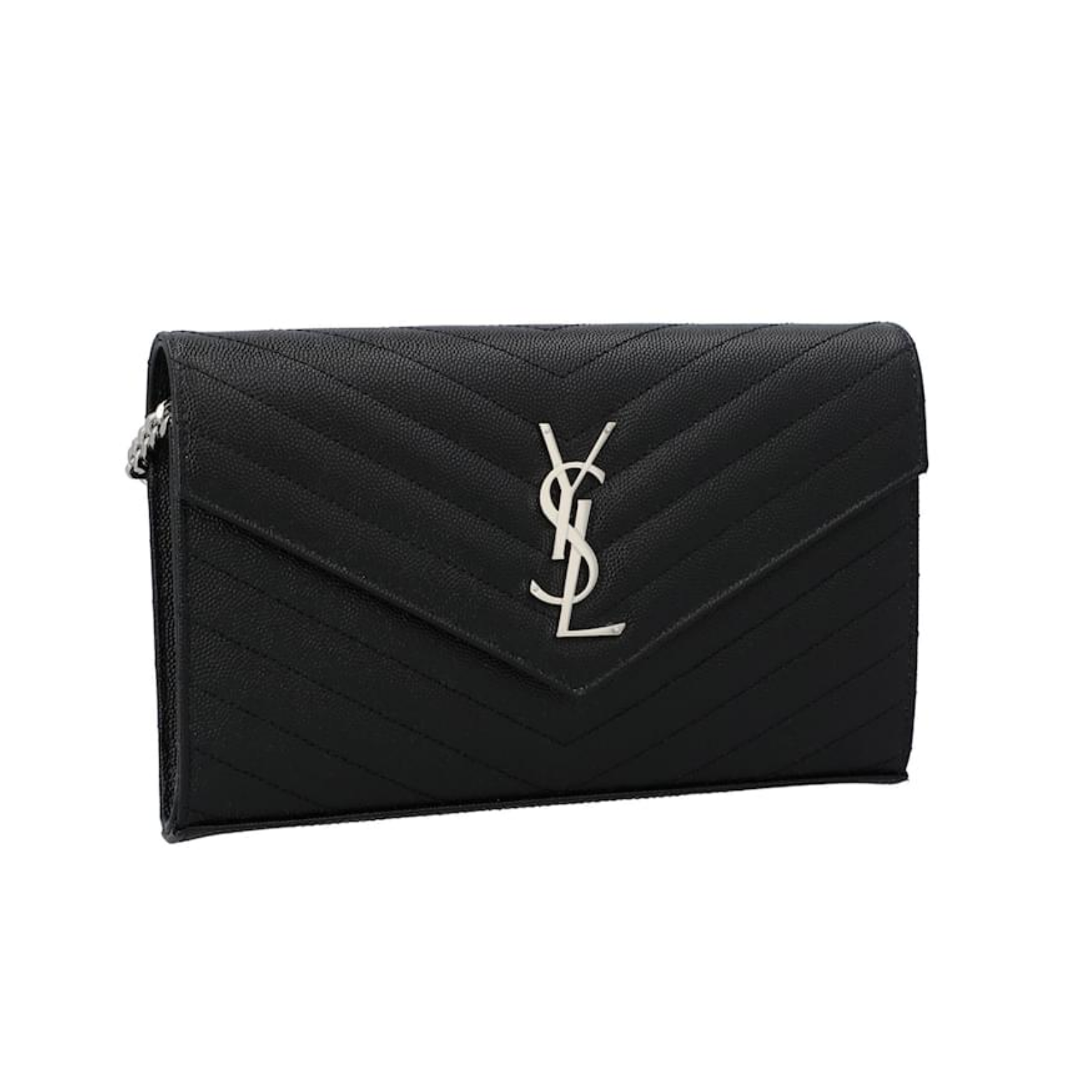 SAINT LAURENT ENVELOPE WALLET ON CHAIN