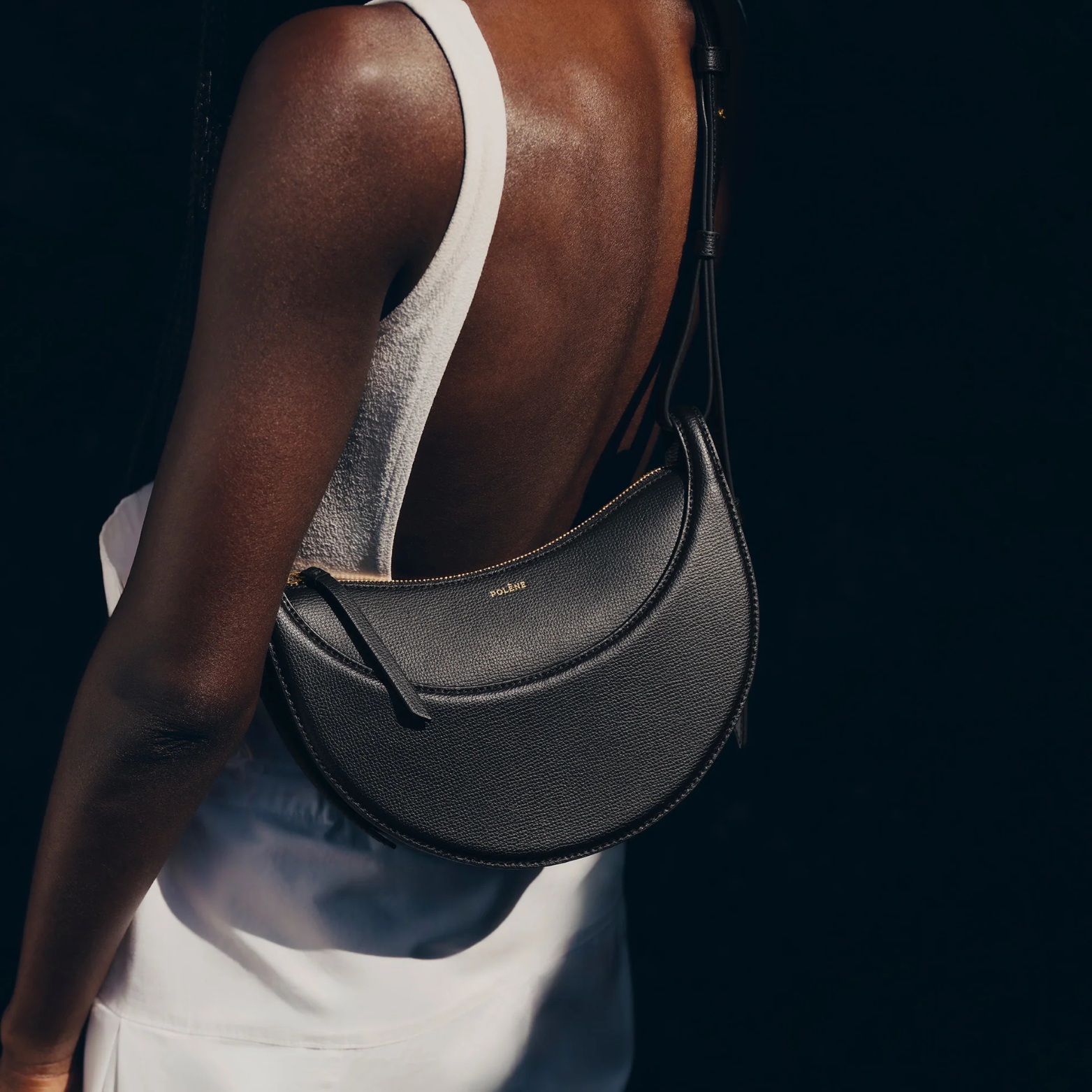 POLÈNE HALF MOON BAG
