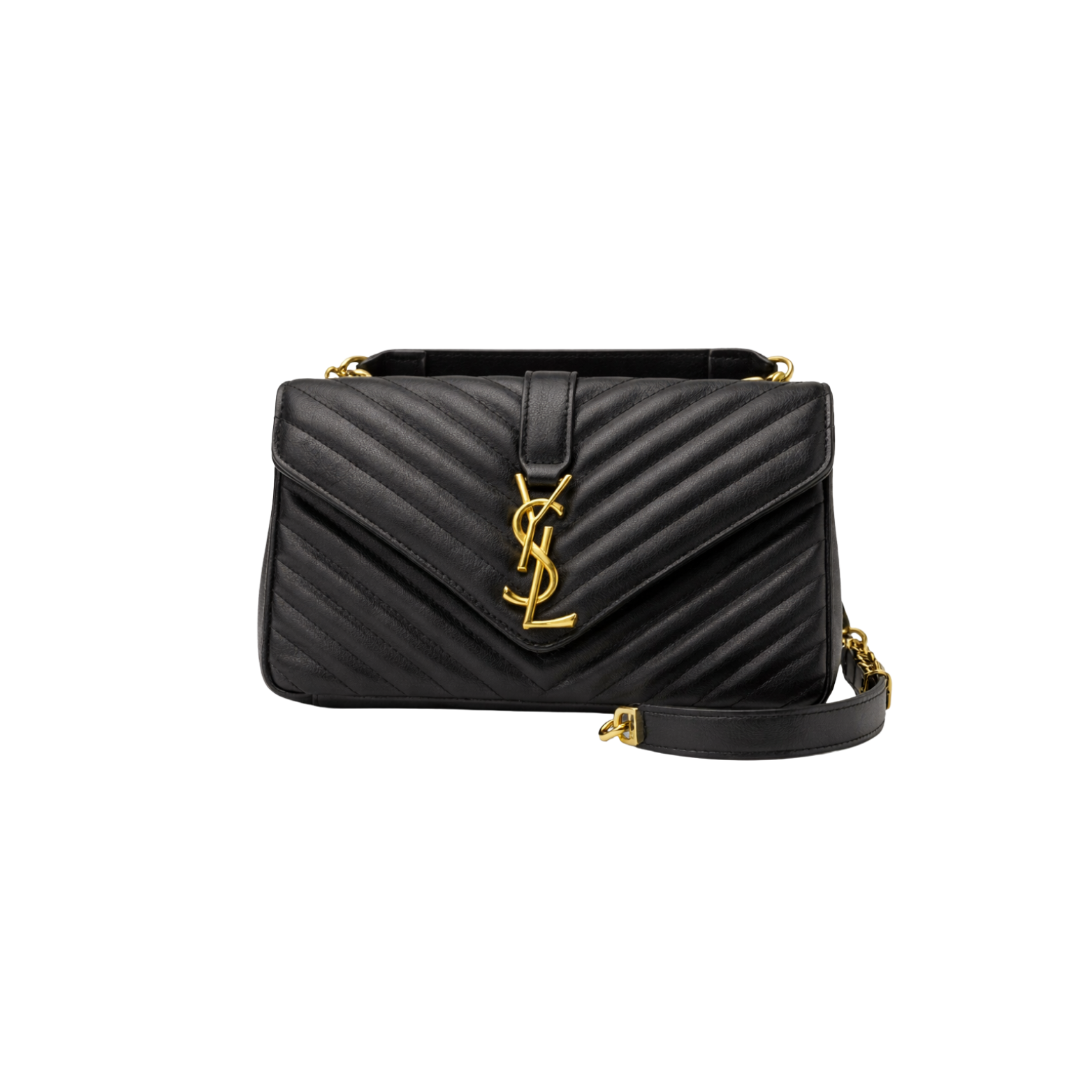 SAINT LAURENT ENVELOPE WALLET ON CHAIN
