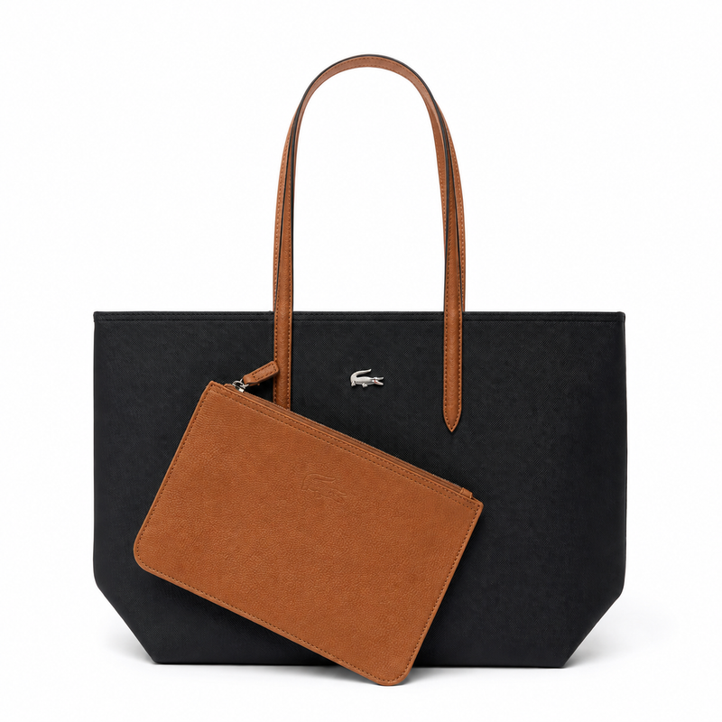 Sac Lacoste SAC  DOUBLE FACE NOIR/MARRON