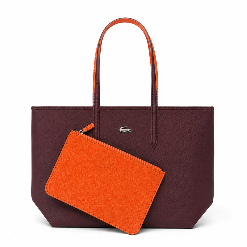 Sac Lacoste SAC  DOUBLE FACE GRENAT/ORANGE