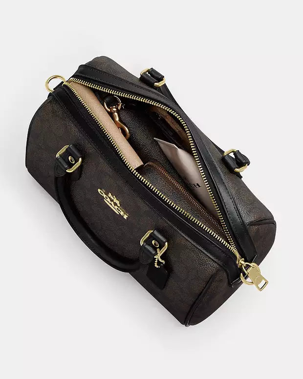 Coach Sac Satchel Rowan En Toile Exclusive