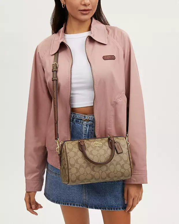 Coach Sac Satchel Rowan En Toile Exclusive