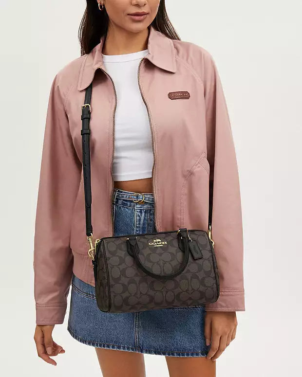 Coach Sac Satchel Rowan En Toile Exclusive