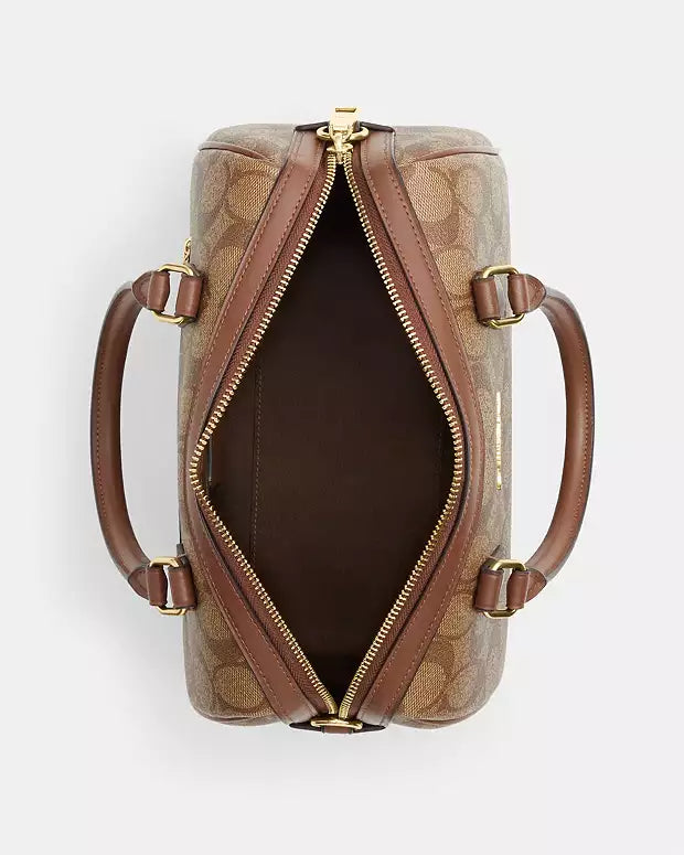 Coach Sac Satchel Rowan En Toile Exclusive