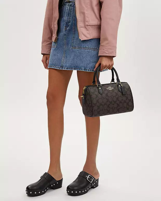 Coach Sac Satchel Rowan En Toile Exclusive